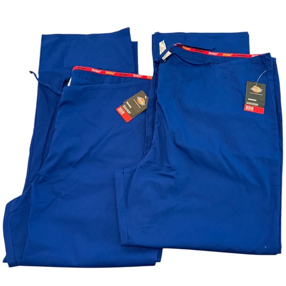 Dickies Other - NWT Dickies EDS Signature Unisex Scrub Pants 2XL Blue Bundle of 2 83006